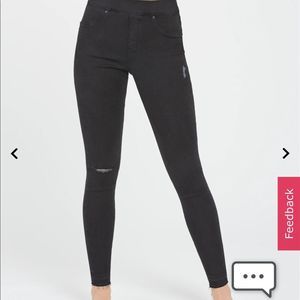 SPANX Petite Vintage Distressed Ankle Skinny